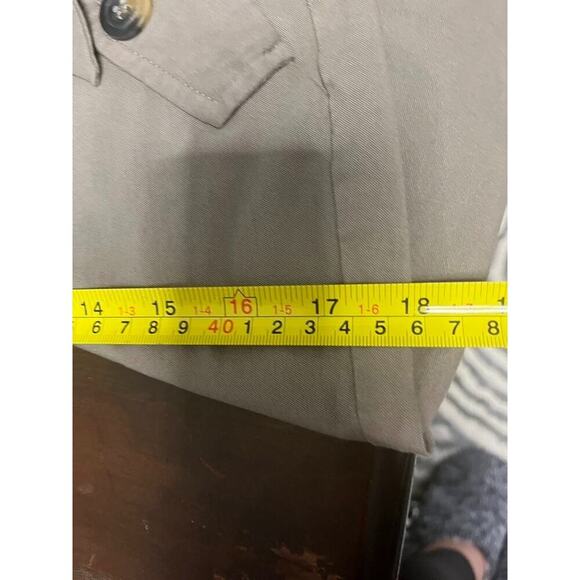 SOHO Apparel Tan Stretch Pants 1X Pull-On Belted Casual Trousers - Picture 8 of 9